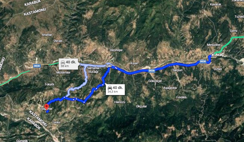KASTAMONU ARAÇ  TAŞPINAR KÖYÜNDE  2.951 M² TARLAMIZ  SATILIKTIR. - KASTAMONU ARAÇ fotoğraf 3